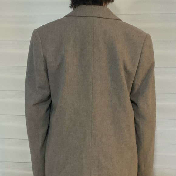 OLSEN Collection Ladies Virgin Wool and Cashmere Grey Coat US Size 6 - Picture 6 of 8